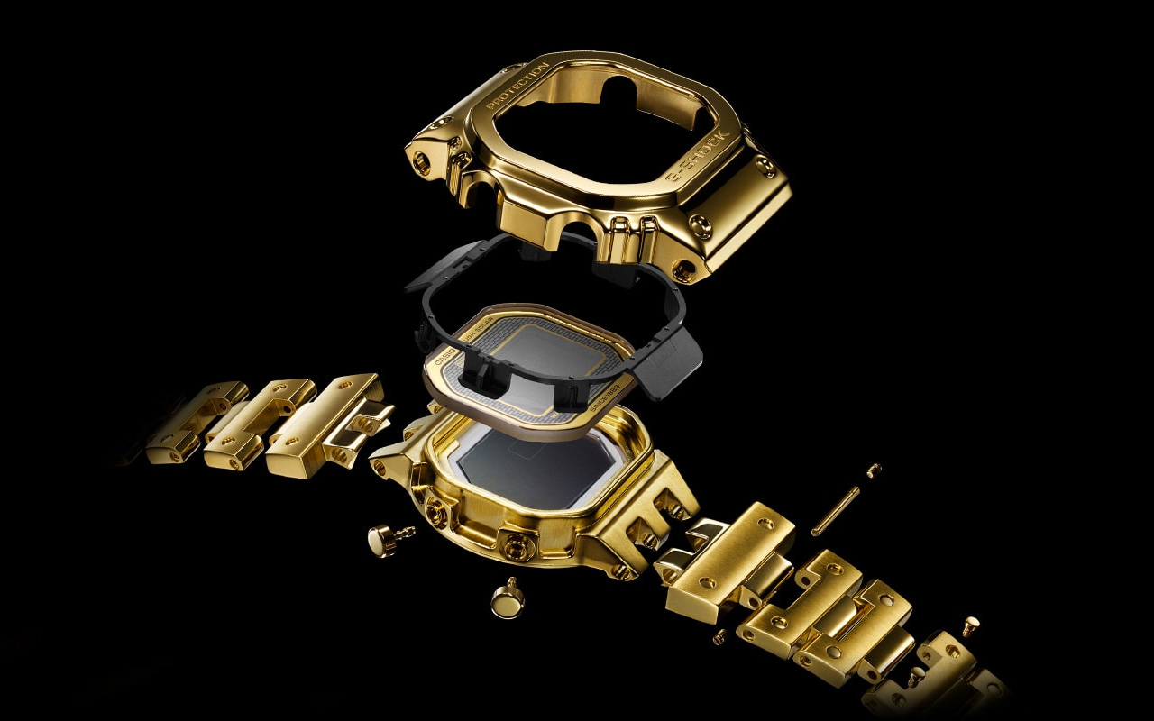 Casio’s Most Expensive GShock in 18K Pure Gold marks 35 years