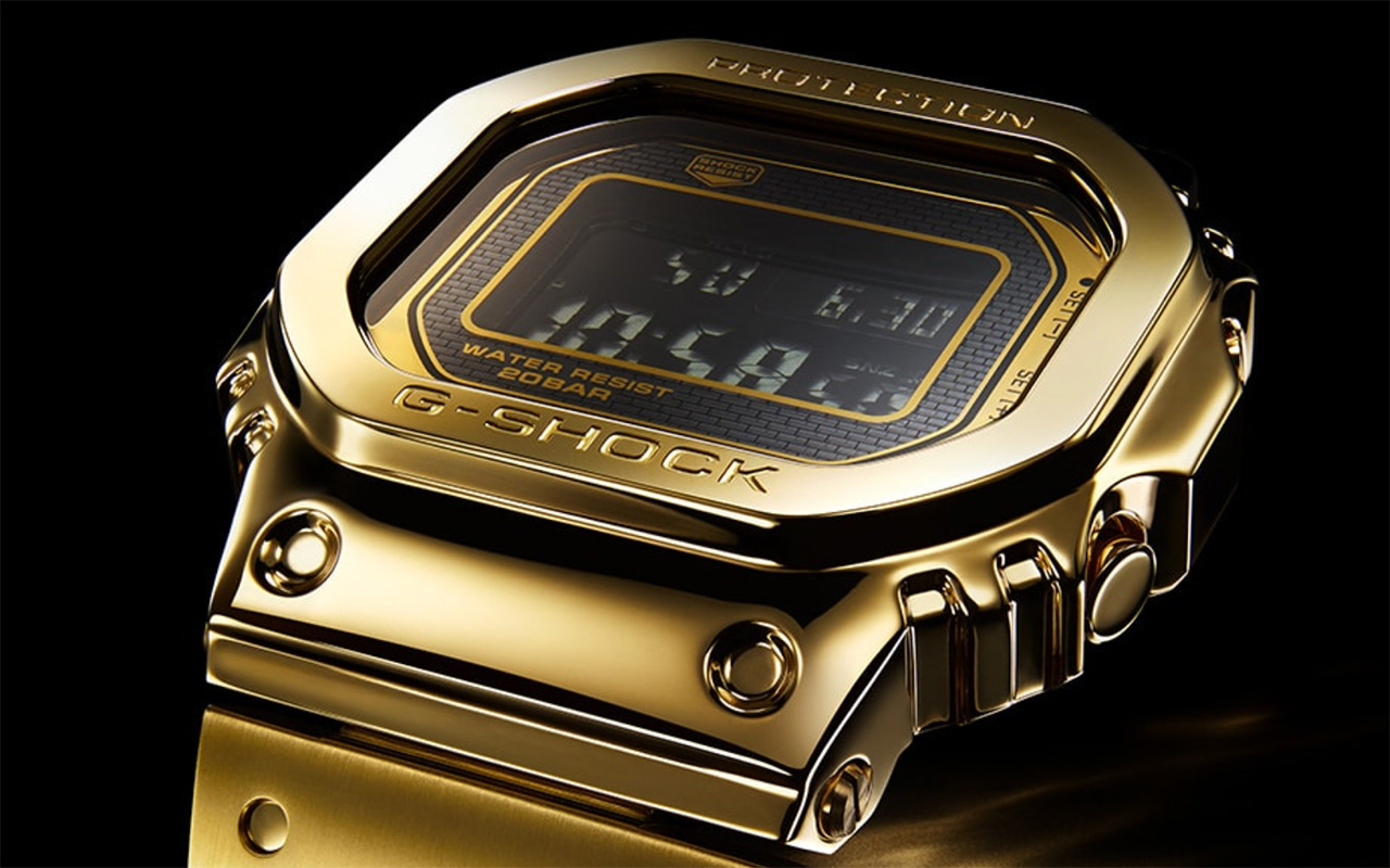 Casio’s Most Expensive GShock in 18K Pure Gold marks 35 years