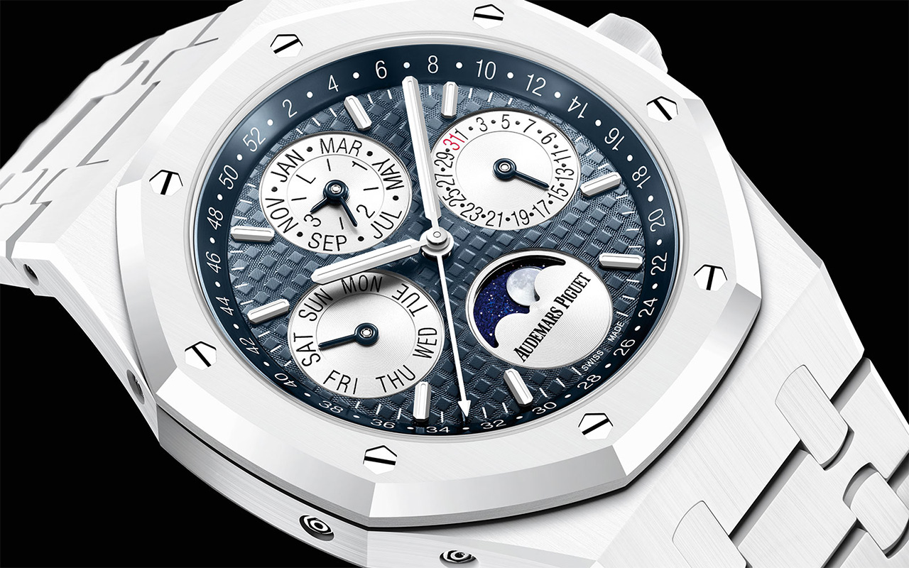 Audemars Piguet Royal Oak Perpetual Calendar Looks Fab In White Ceramic 