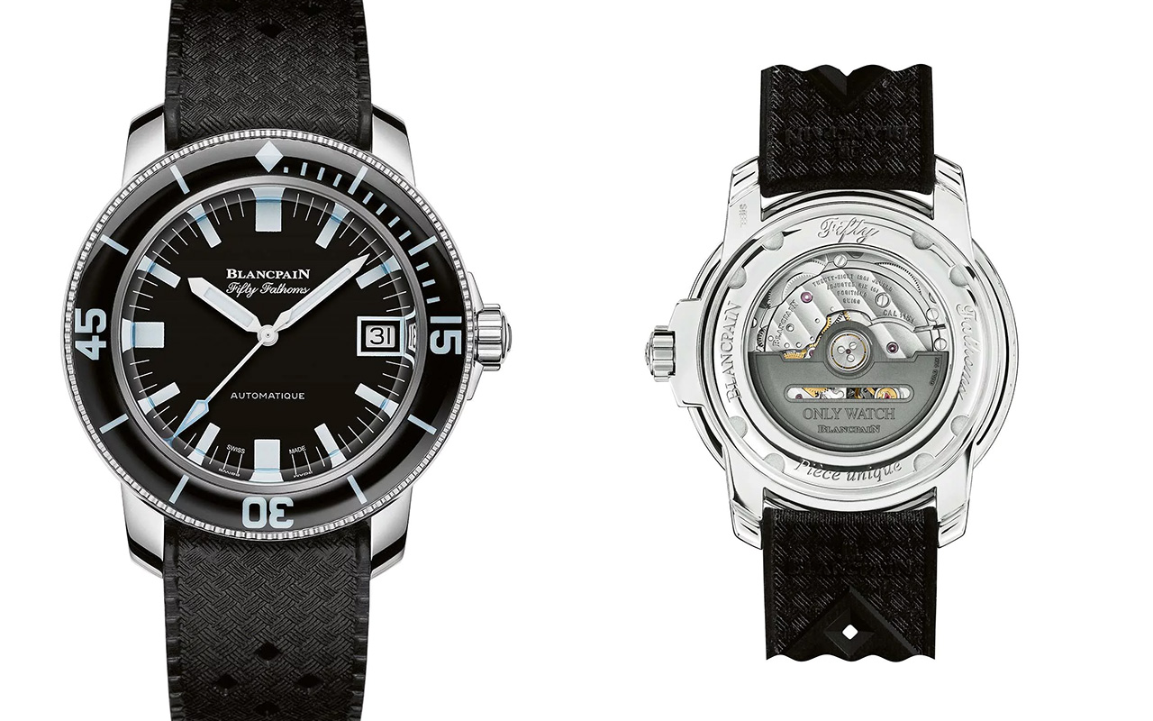 Blancpain Fifty Fathoms Barakuda for Only Watch 2019 is Only Blue - dlmag