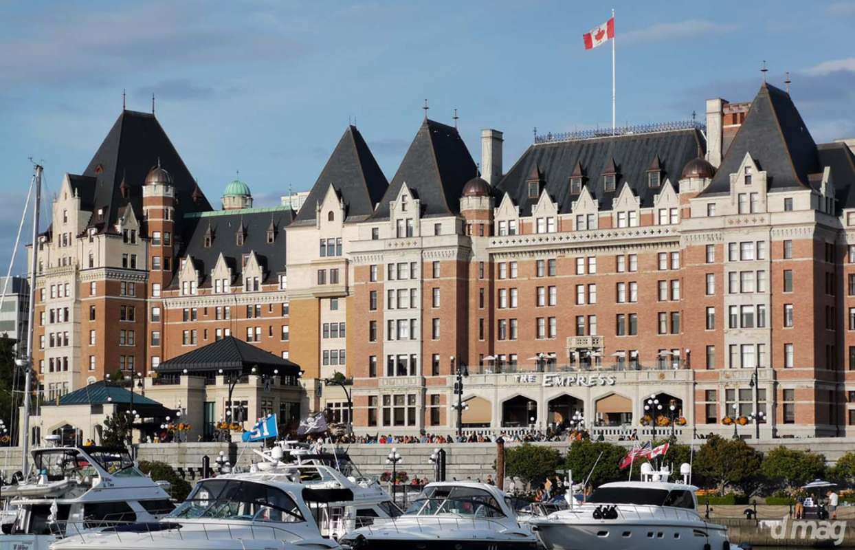 The Fairmont Empress in Victoria, British Columbia Luxury hotel