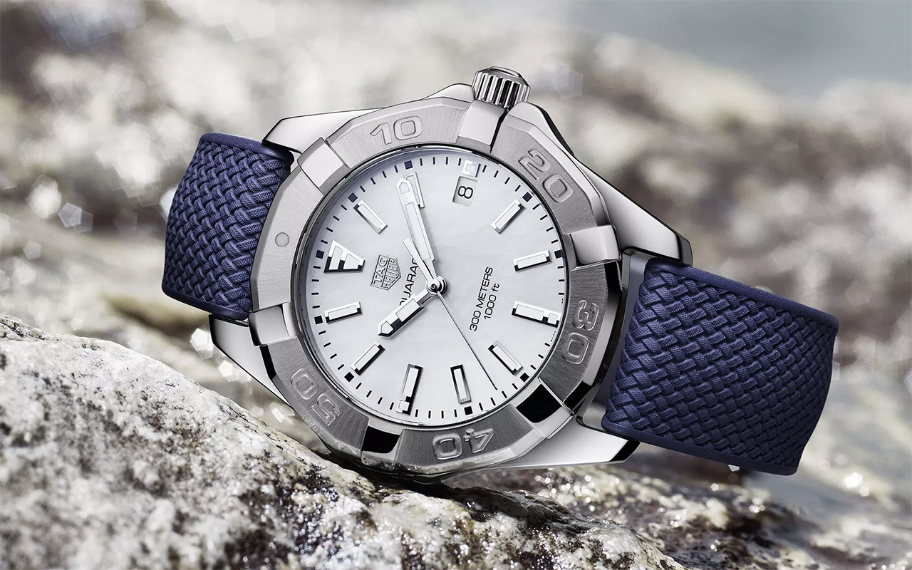 Tag aquaracer outlet ladies blue face