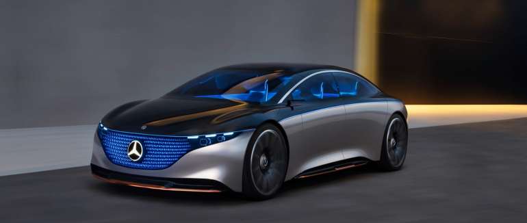 Mercedes-Benz EQS Concept: The Future of S-Class is Stylish & Electric ...