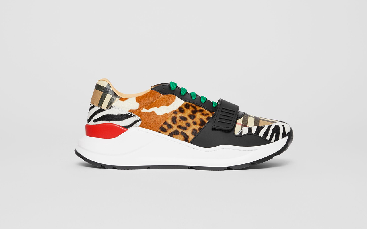 Burberry Brings Animal Print and Signature Check to the new Low-Top ...