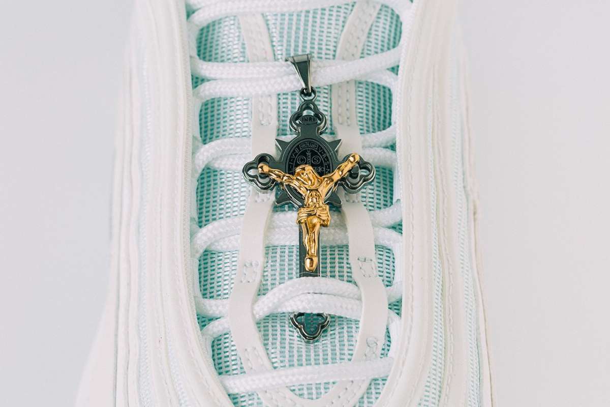 mschf x inri jesus shoes