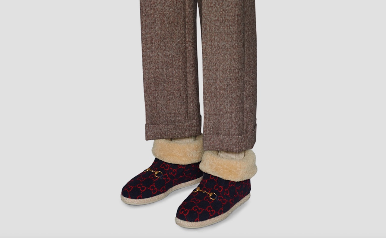 gucci fria wool booties