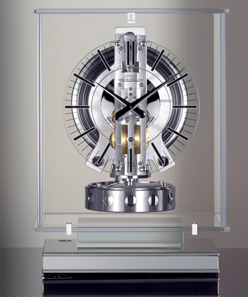 Jaeger-LeCoultre Atmos Transparente Clock has a see-through vibe ...