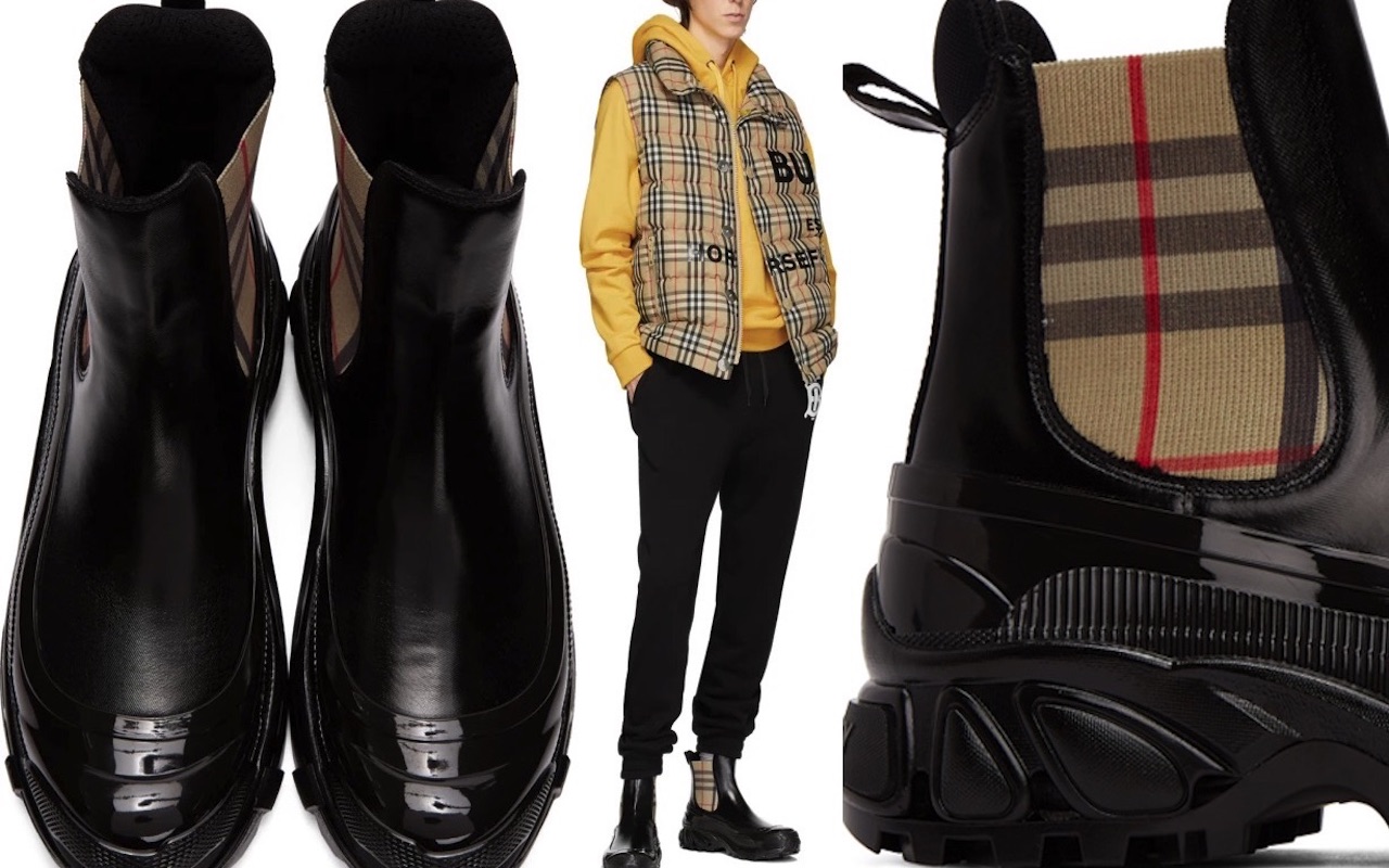 Burberry Classic Check for Chelsea Boots coming soon - dlmag