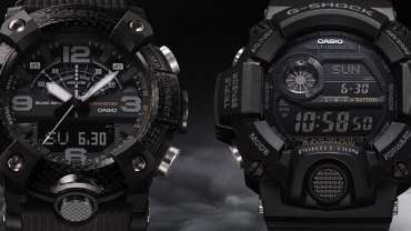 Casio G-Shock Master Of G Series Blackout Timepieces Image