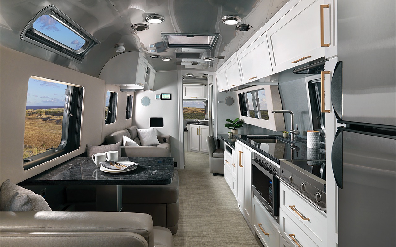 Airstream Classic Silver Bullet Travel Trailer Gets All Smart And