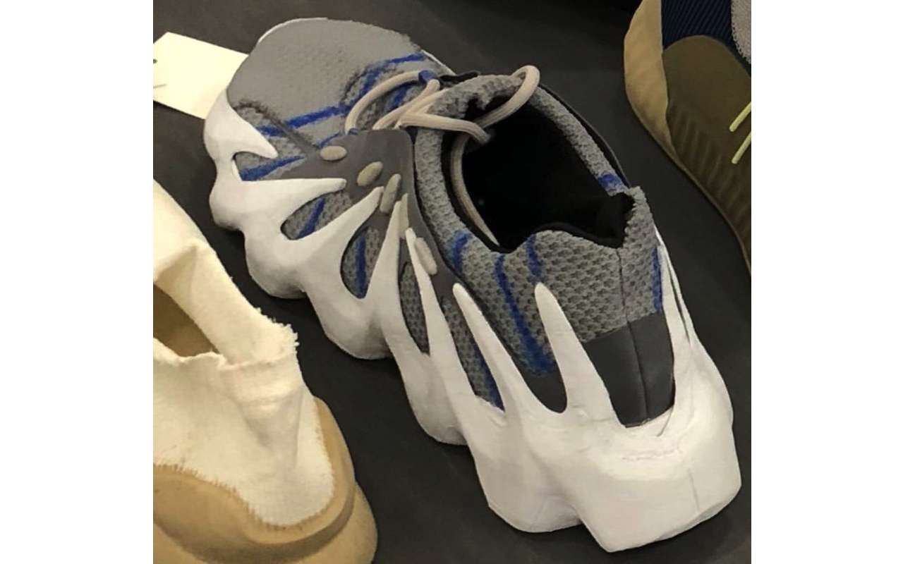 Kanye West Adidas Yeezy 451 shown off by the rapper in Paris