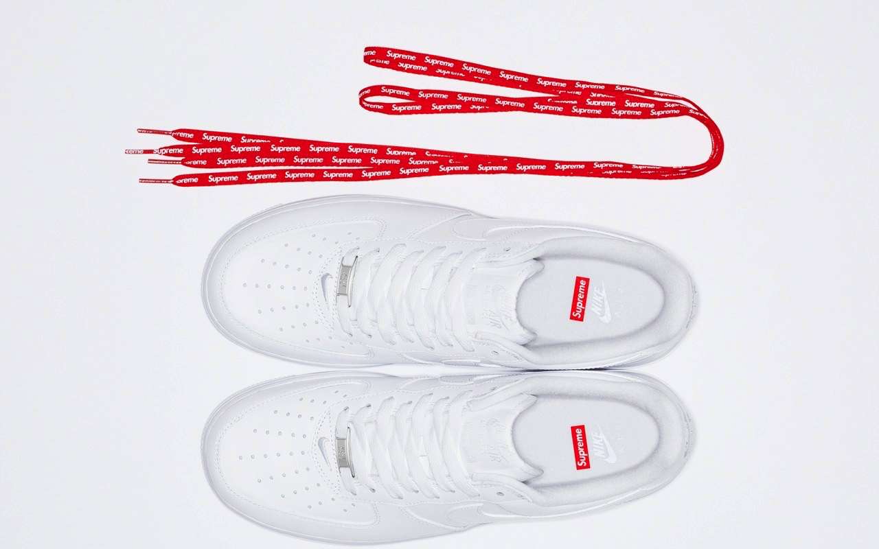 Supreme x Nike Air Force 1 debuts with 