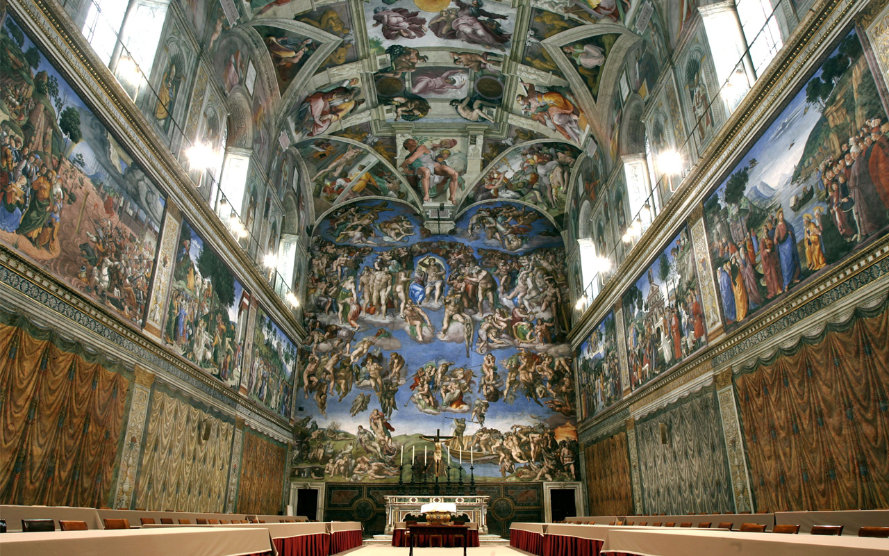 The Sistine Chapel of the Vatican