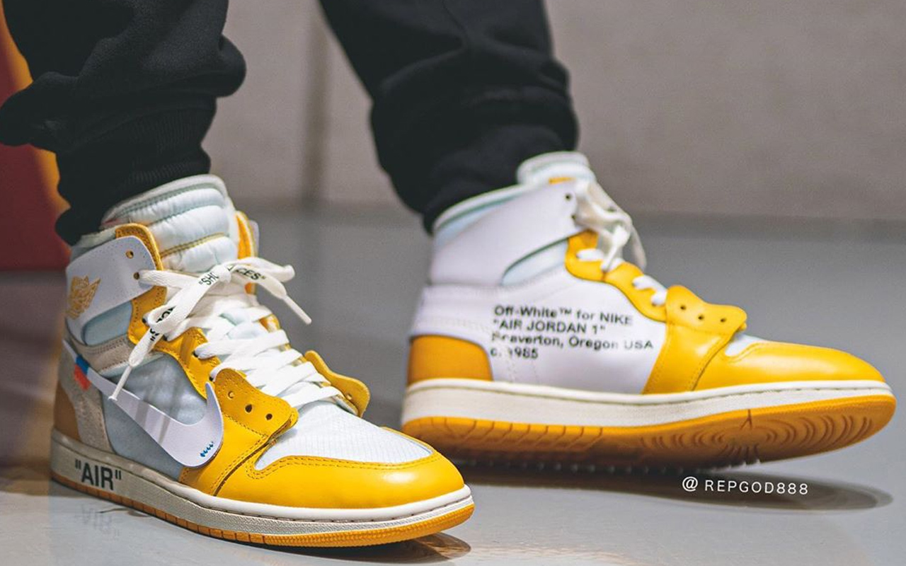 aj1 off white yellow