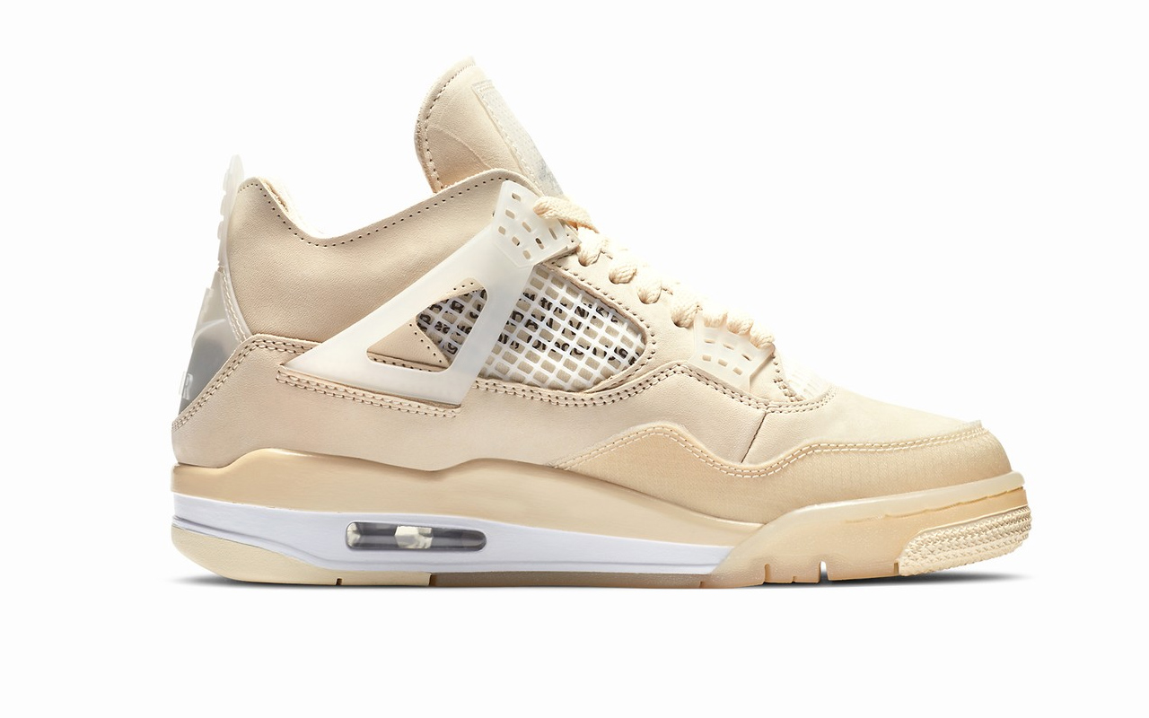 Off-White x Air Jordan 4 WMNS “Sail” to go on sale on July 25 - DadLife ...