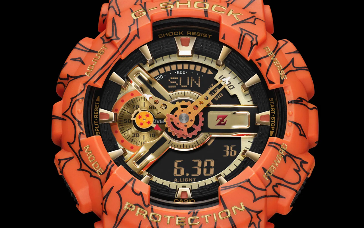 Casio G-Shock Dragon Ball GA110 limited edition watch on sale from Aug