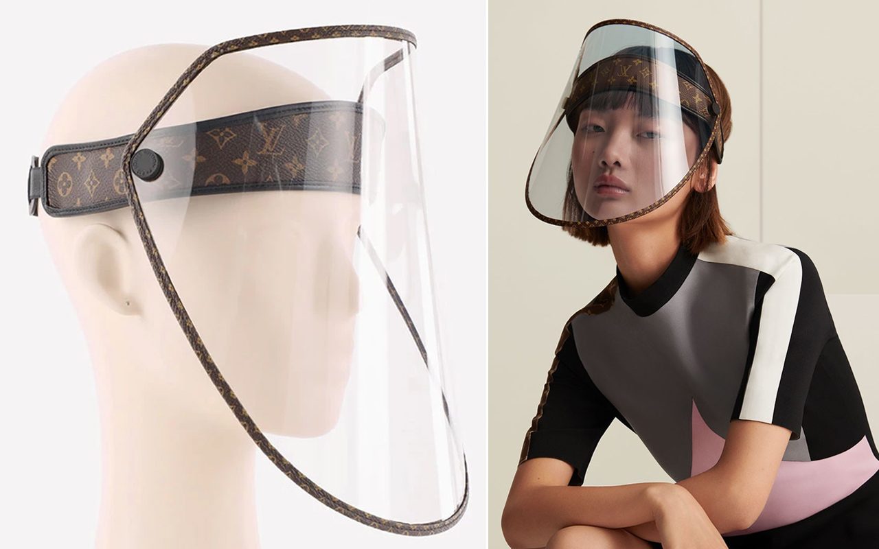 Louis Vuitton to launch £750 face shield that can also be worn as