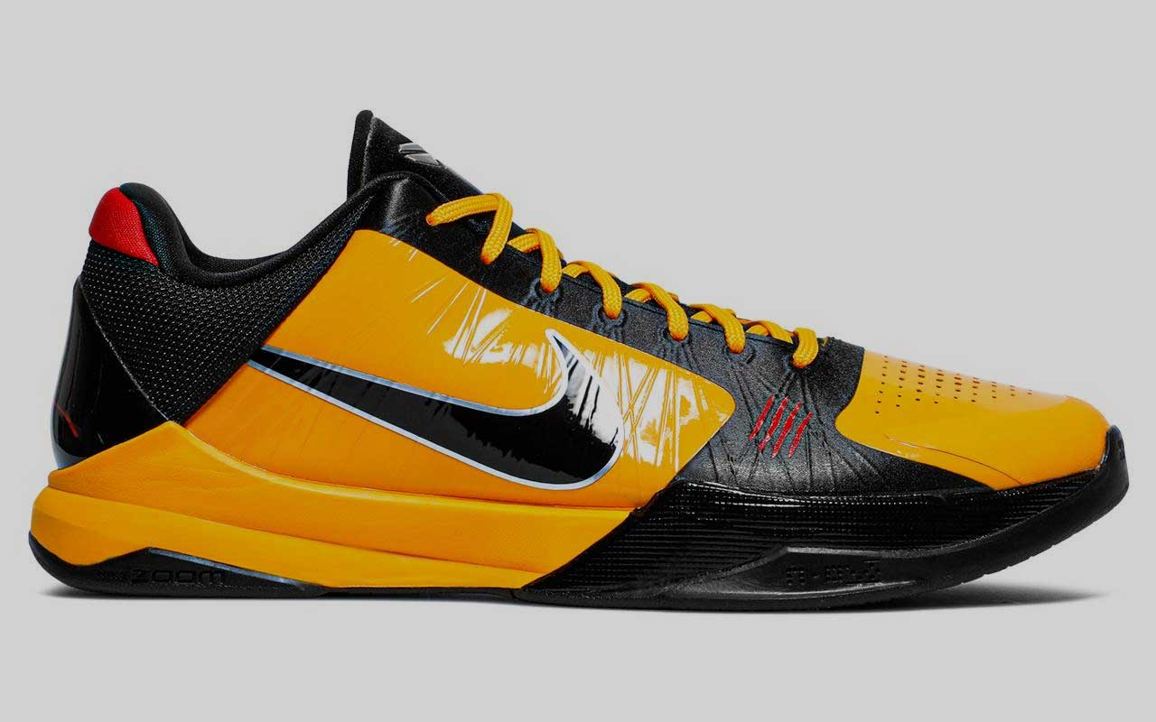 men nike kobe 5 protro bruce lee sneakers