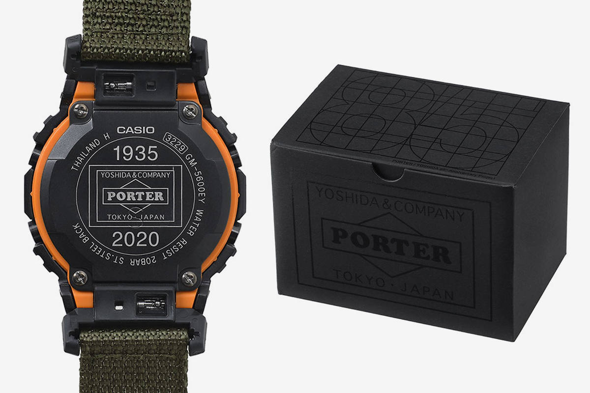 Porter celebrates 85th anniversary with special edition G- shock