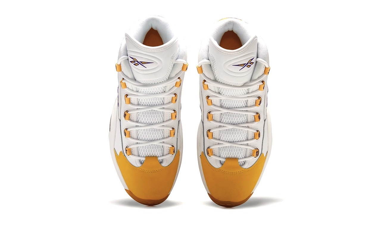 Reebok Question Mid Yellow Toe Where to Buy