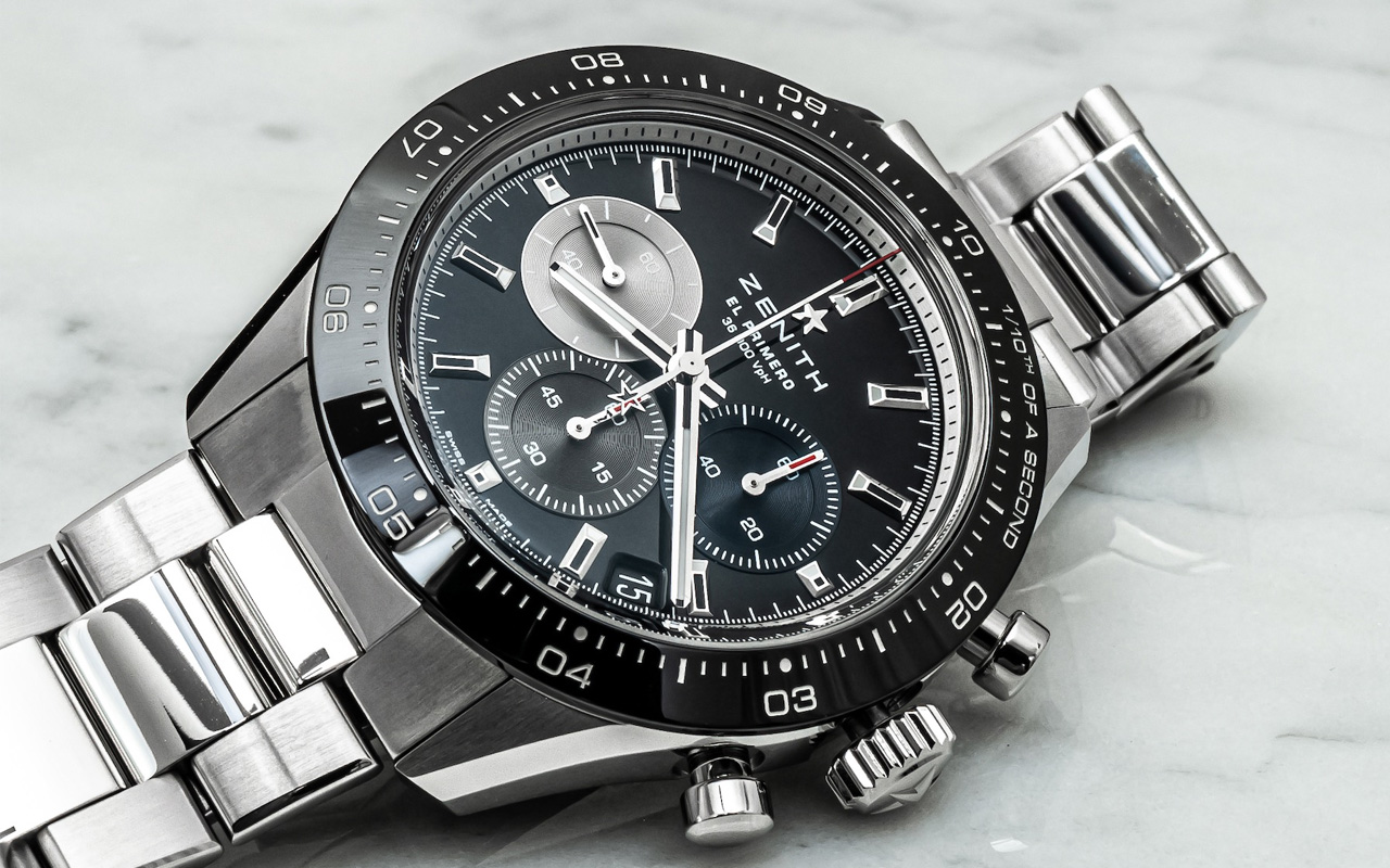 Zenith Chronomaster Sport with ceramic bezel features El Primero 3600 ...