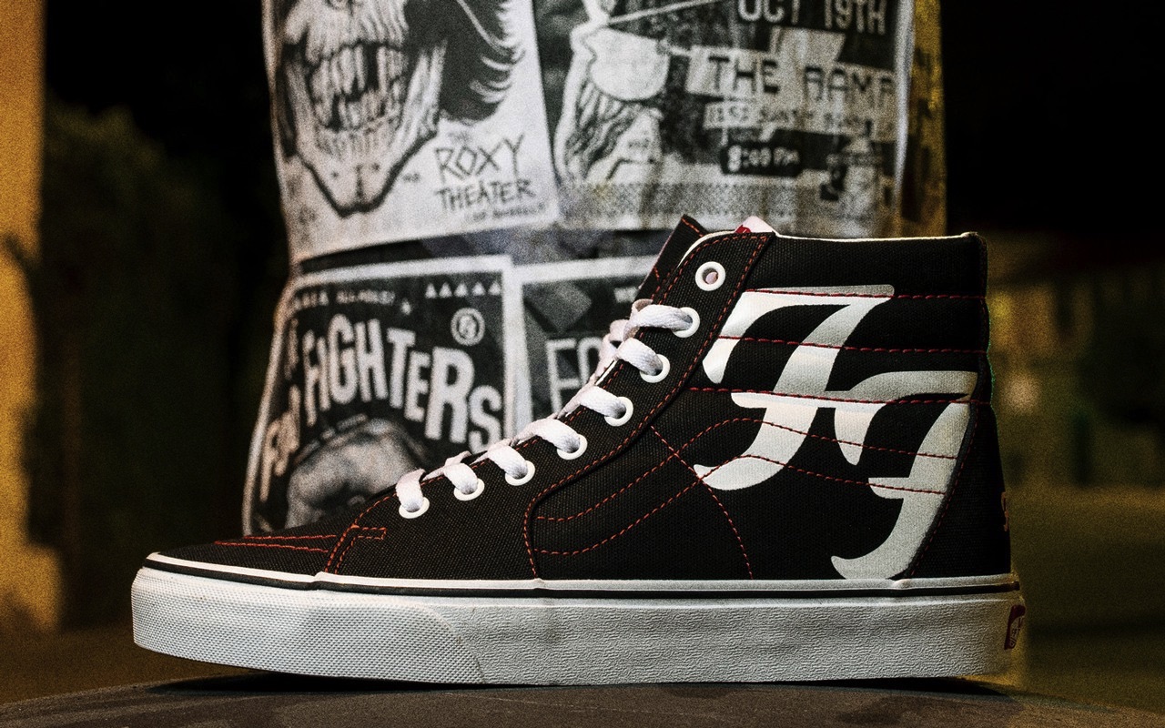 Foo Fighters Vans Sk8-Hi Sneakers