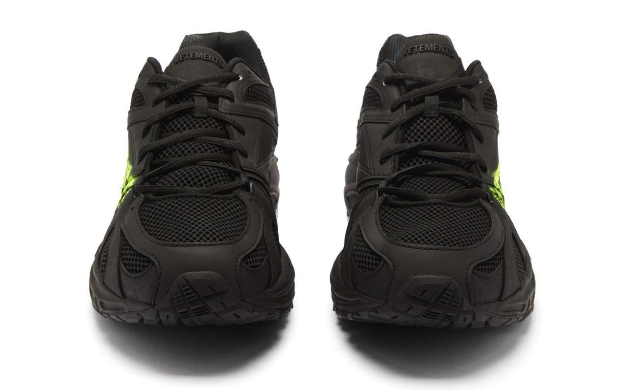 Vetements Reebok Spike Runner 200 available in black, bright yellow ...