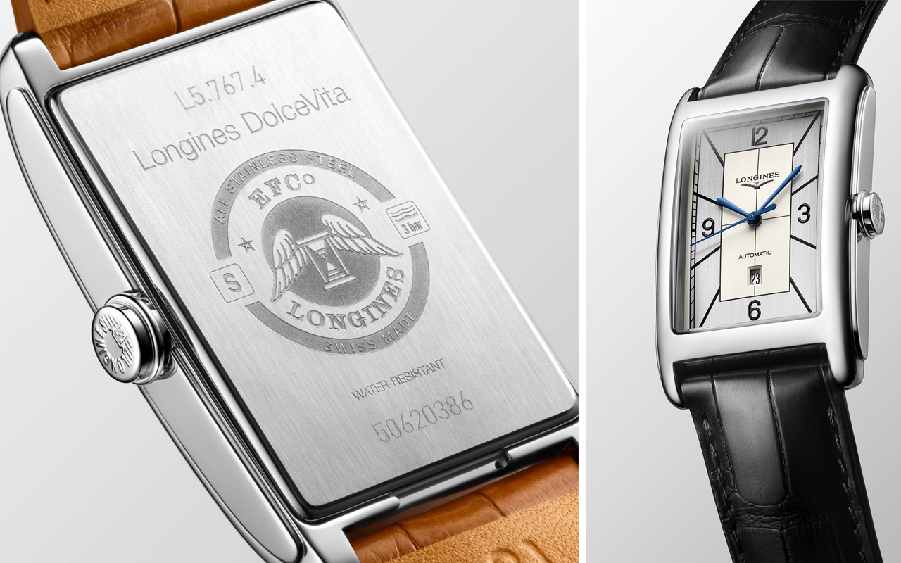 Longines DolceVita updated to an undeniable classic with Art Deco