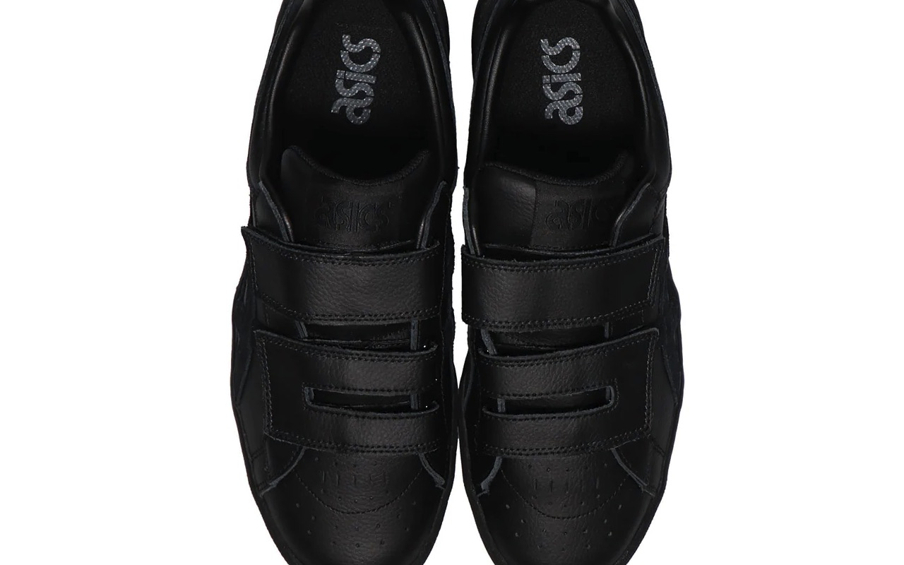 Black asics outlet velcro