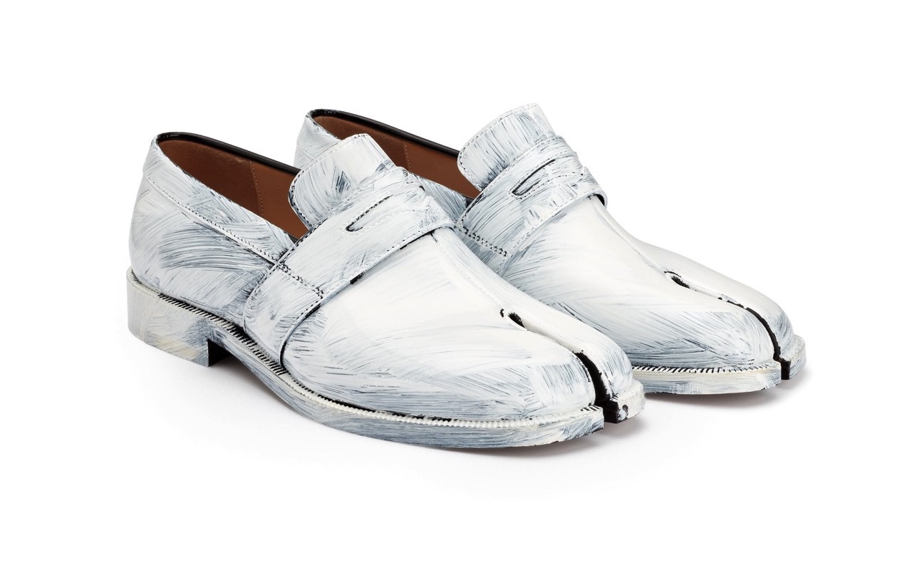 Maison Margiela Painted Tabi Loafers Where to Buy
