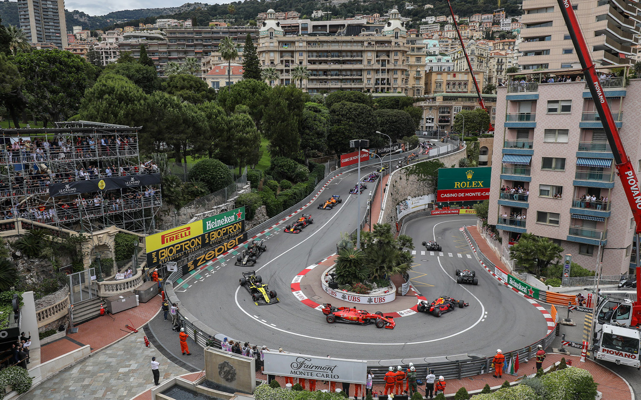 F1 Grand Prix Louis Vuitton trophy case on May 23, 2021 in Monaco