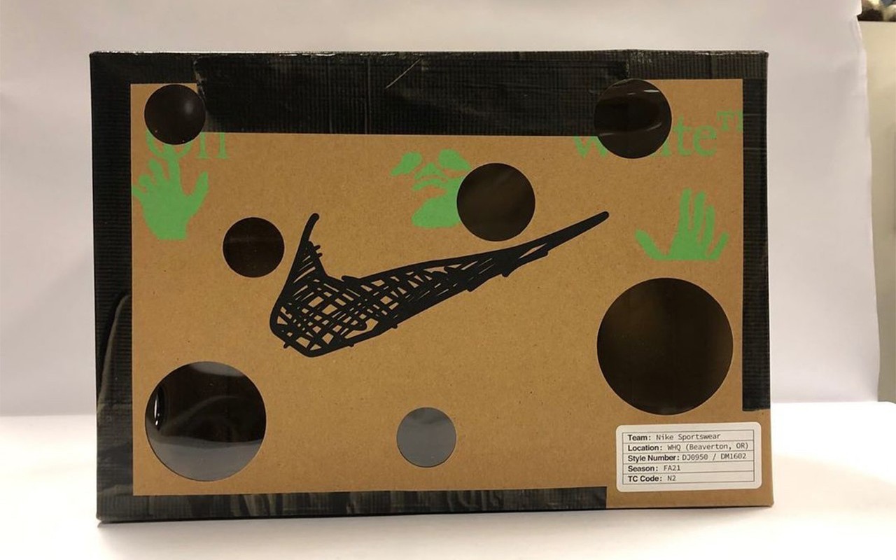 Virgil Abloh Off-White Nike Collection Nike Dunk Low Dear Summer Shoebox 4