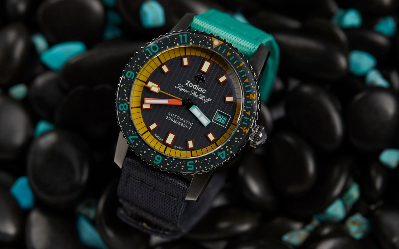 Zodiac x Worn & Wound Super Sea Wolf is colorful watch for outdoors ...