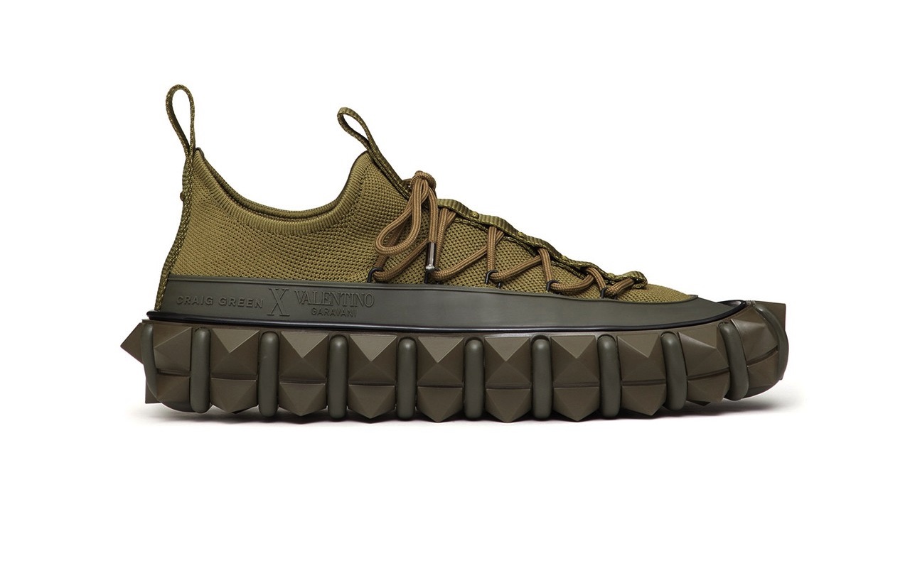 Craig Green X Valentino Garavani Rockstud X Sneakers Khaki