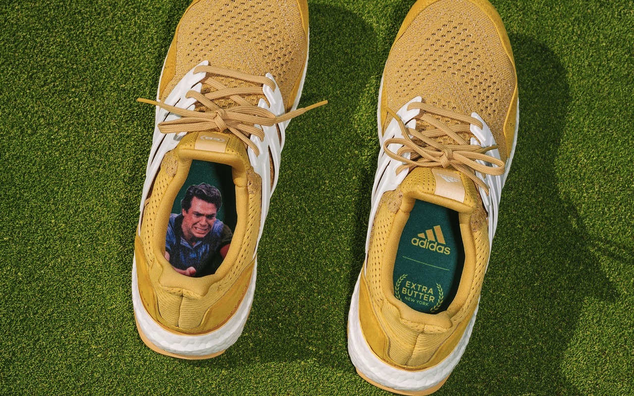 Extra Butter Adidas UltraBOOST 1.0 Golf Happy Gilmore 25th Anniversary Edition Price