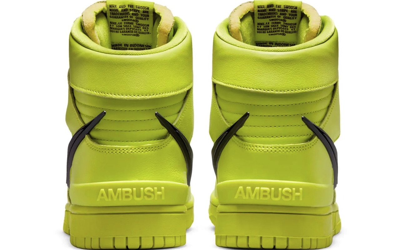 AMBUSH x Nike Dunk High Flash Lime Launch