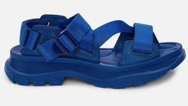 Alexander McQueen Tread Sandal Blue