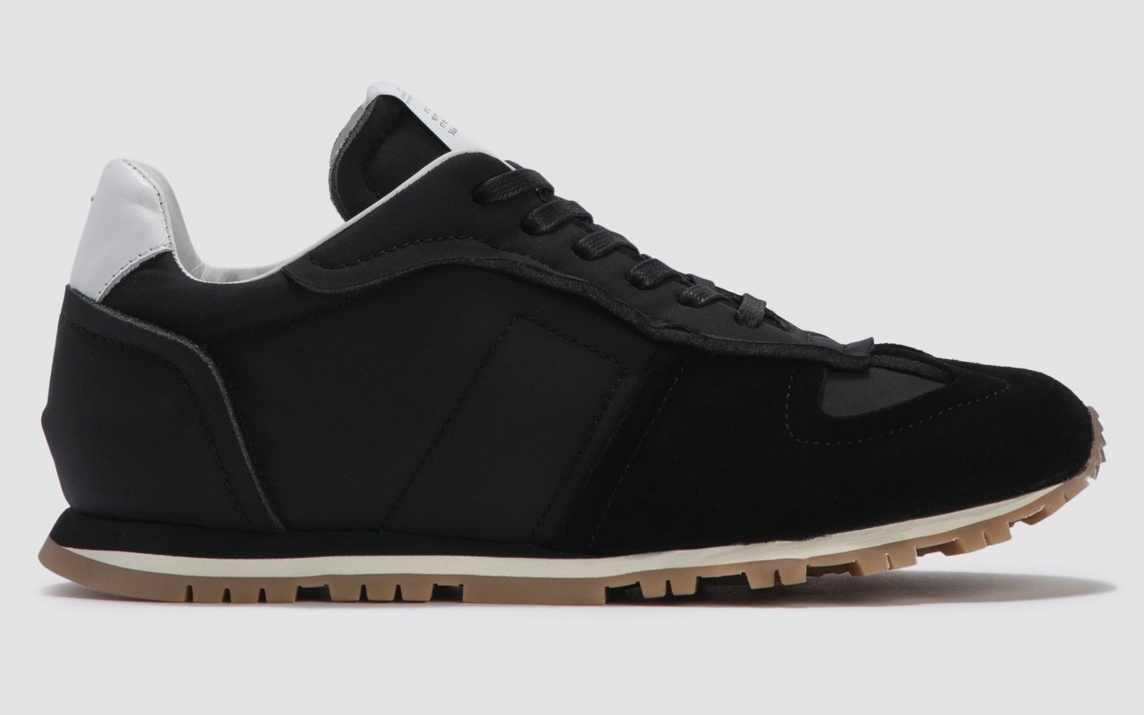 Maison Margiela Nylon Runner Black White Gum