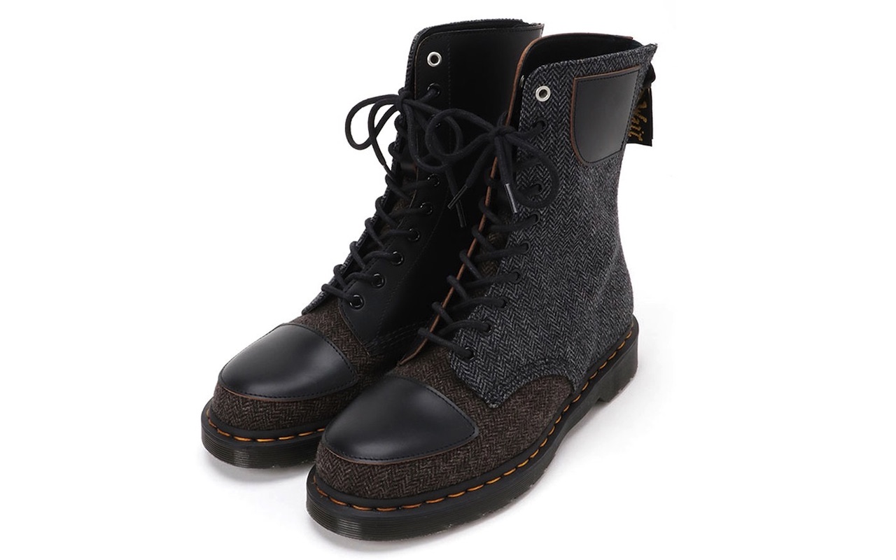 Y’s × Dr.Martens 10-EYE BOOT MOON FABRIC Design