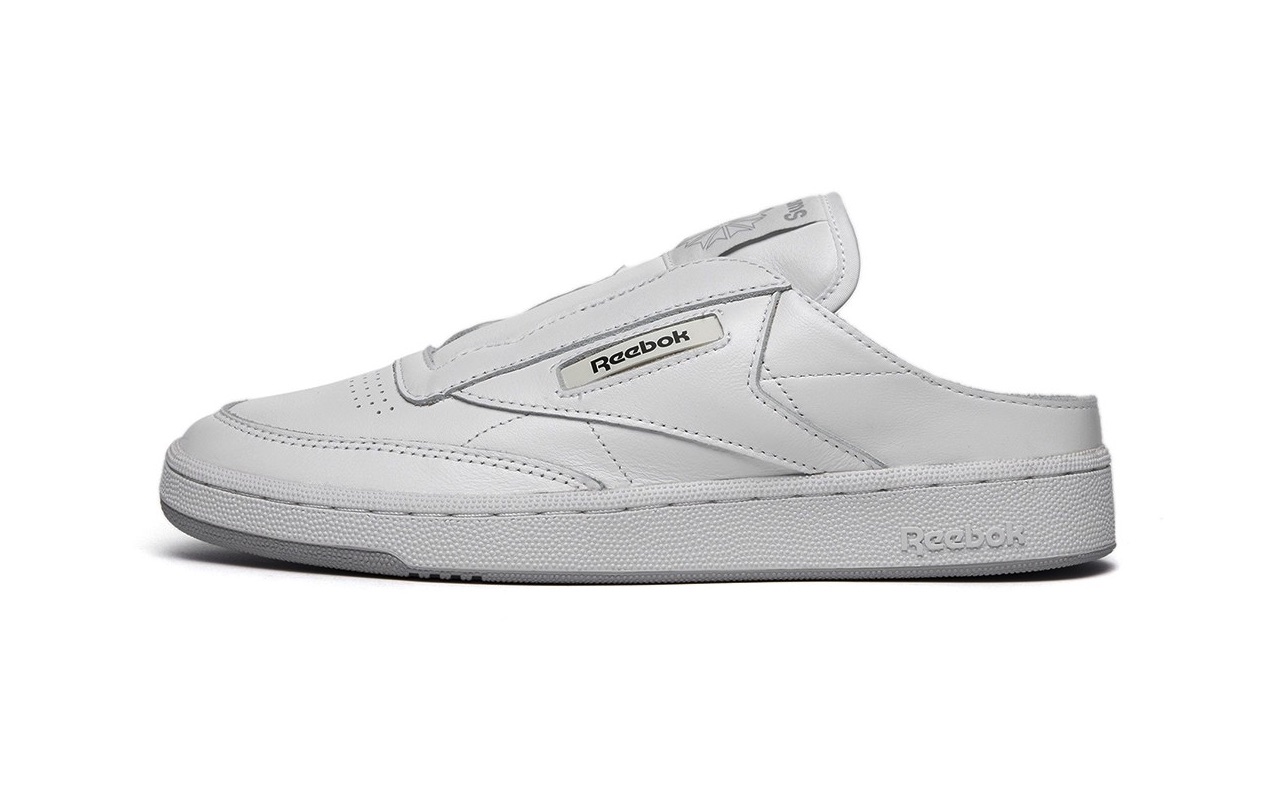 BEAMS Reebok Club C Laceless Mule Launch