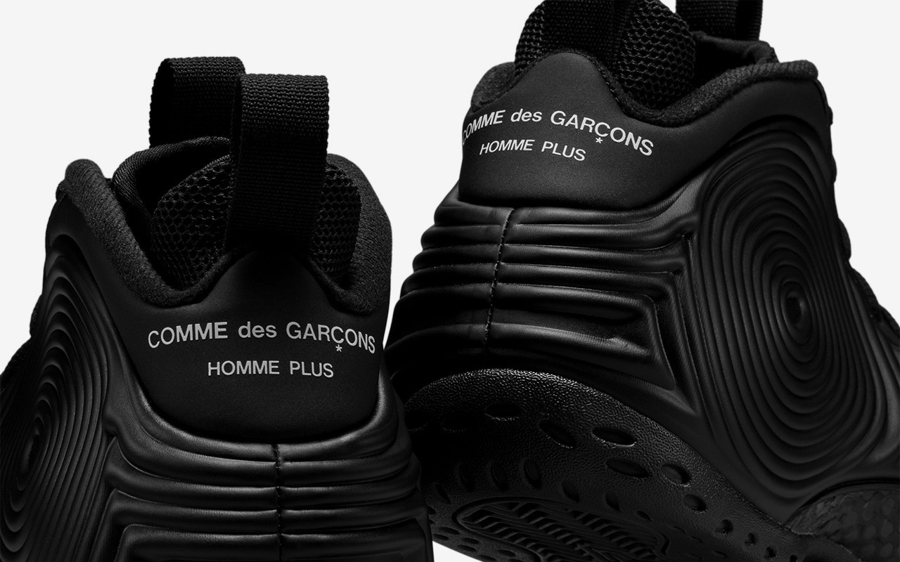 COMME des GARCONS Nike Air Foamposite One Black Version