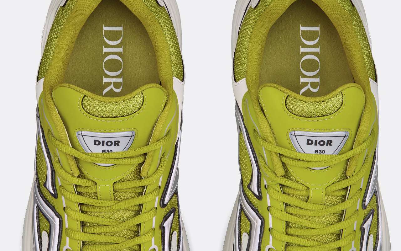 Dior B30 Sneakers Kim Jones Yellow
