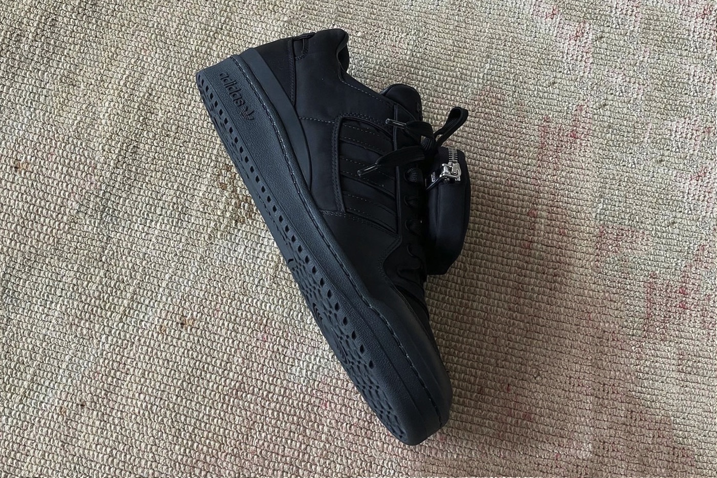 Prada x Adidas Originals Forum Low Triple Black announced - DadLife ...