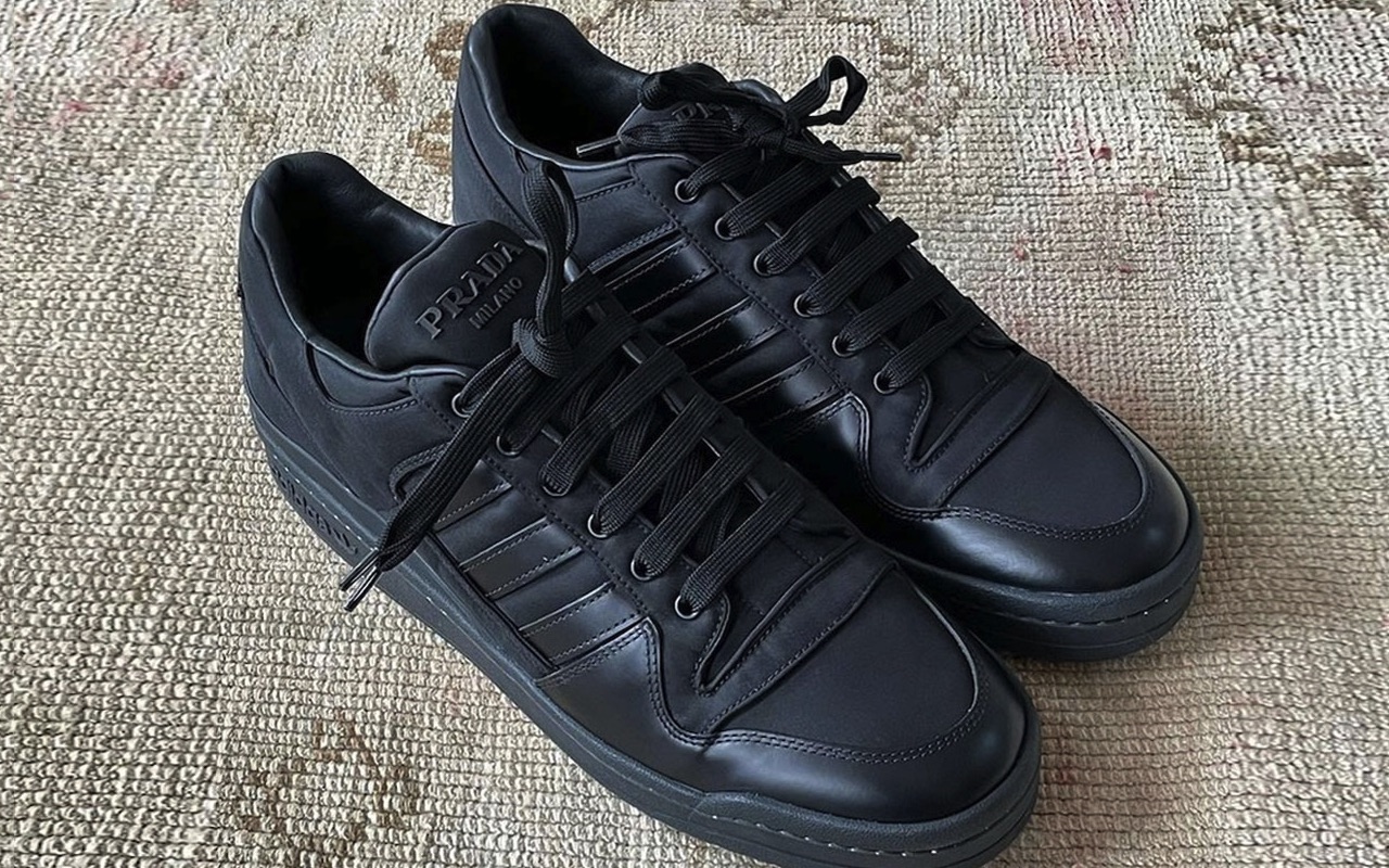 Prada x Adidas Originals Forum Low Triple Black announced - Daily Luxury