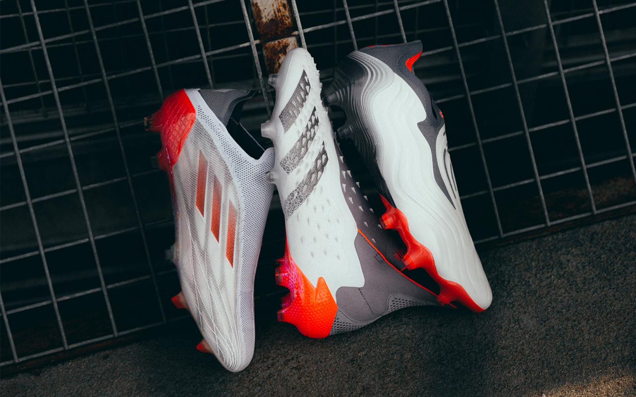 adidas White Spark football boot pack is destined to light up the pitch ...