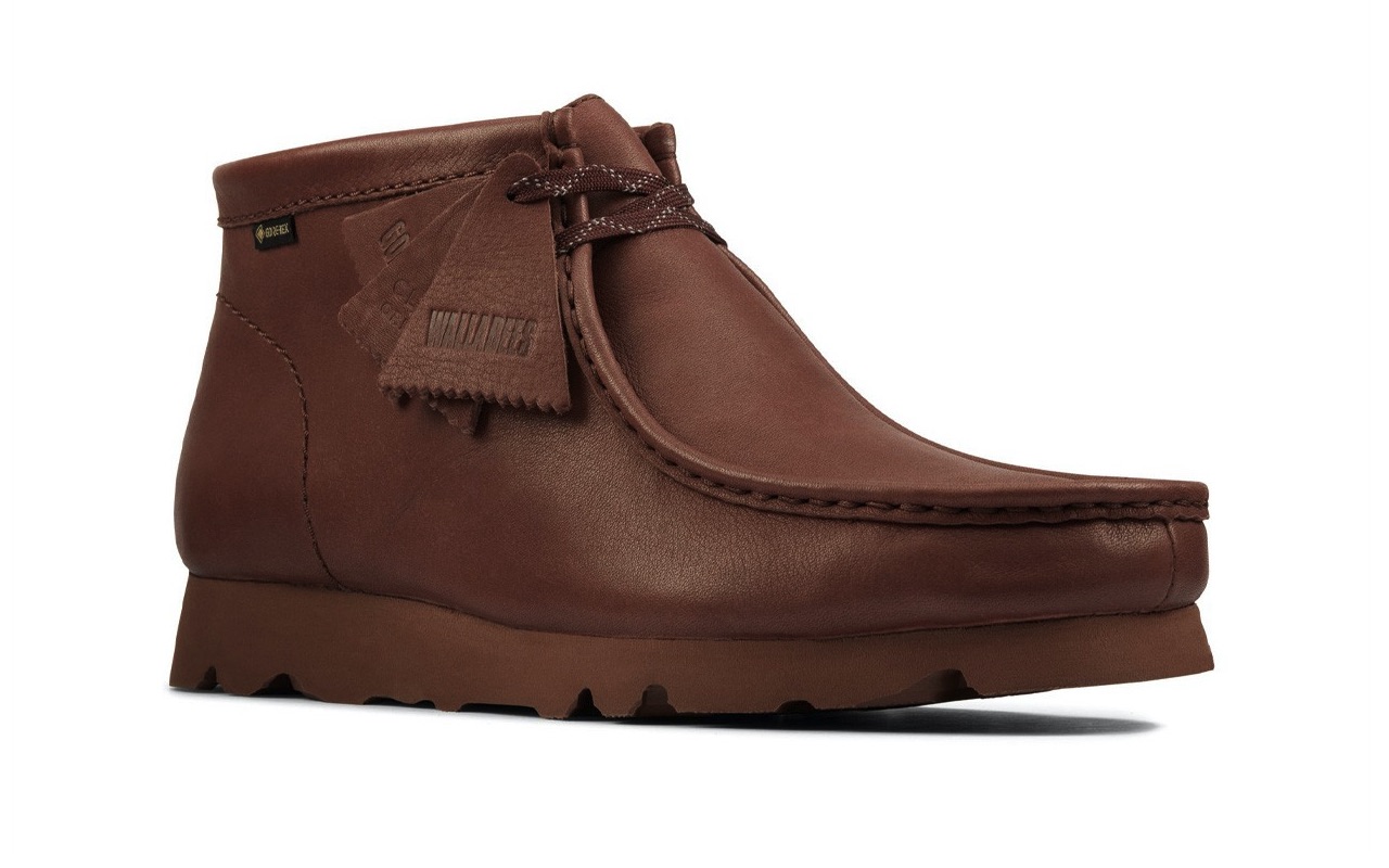 Clarks Originals Dark Tan GORE-TEX Wallabee Shoes