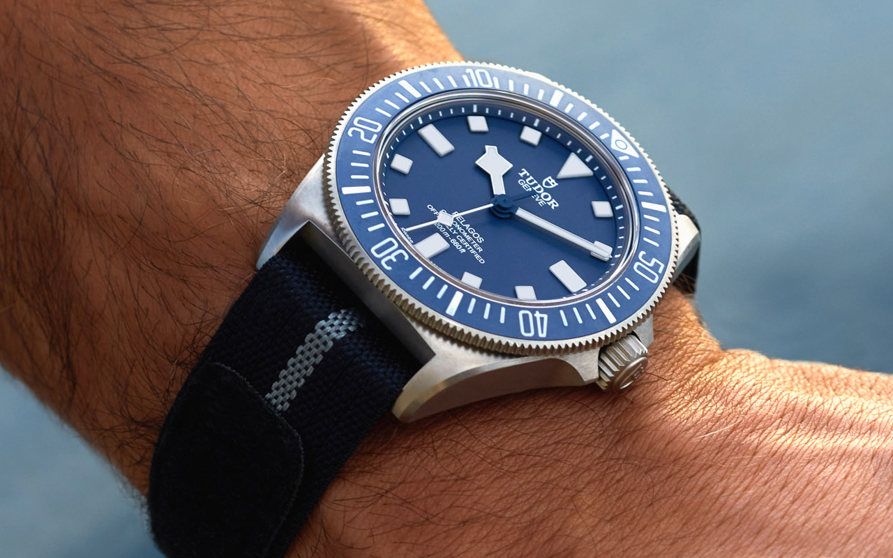 Tudor Pelagos FXD titanium dive watch is made with French Navy’s combat ...