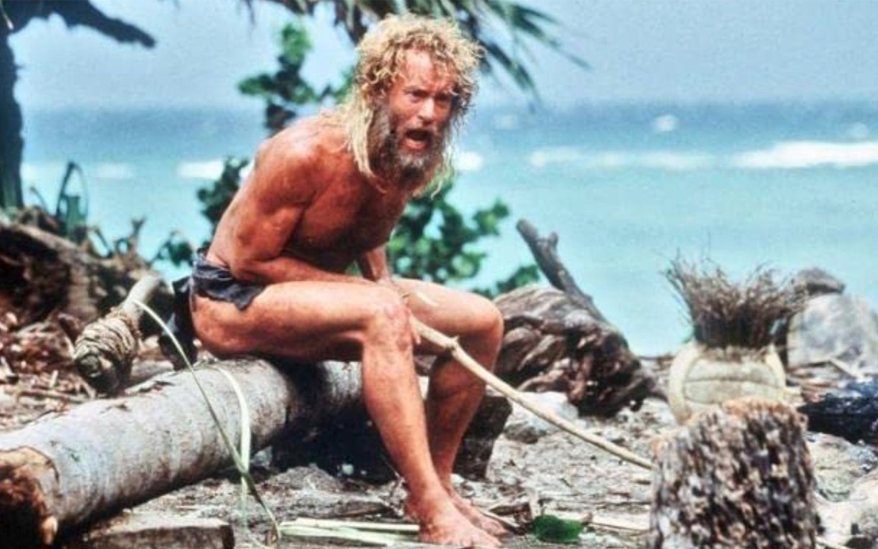 Tom Hanks escapes from a desert island, Cast Away