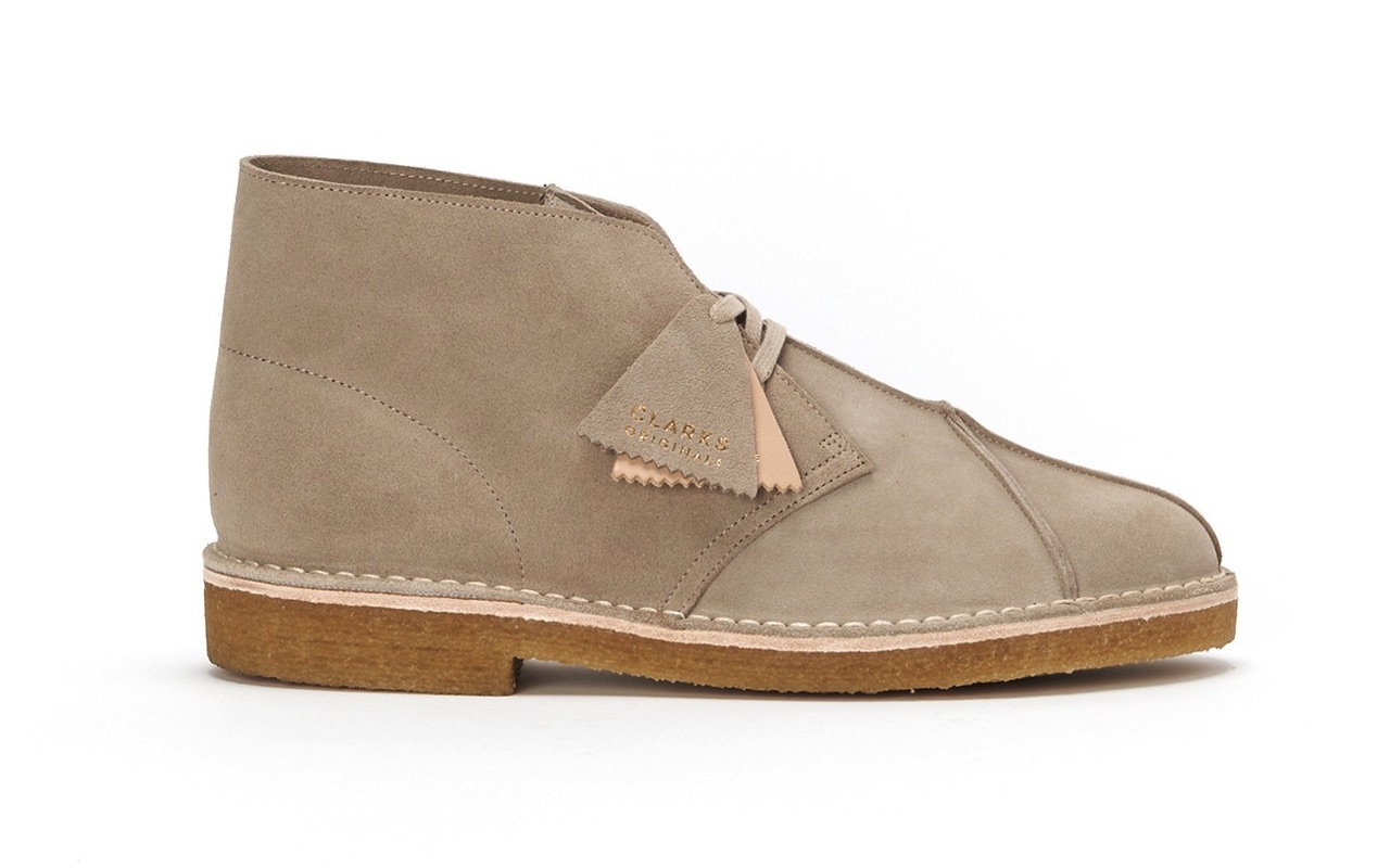 Hender Scheme x Clarks Originals Desert Seam Sand Launch