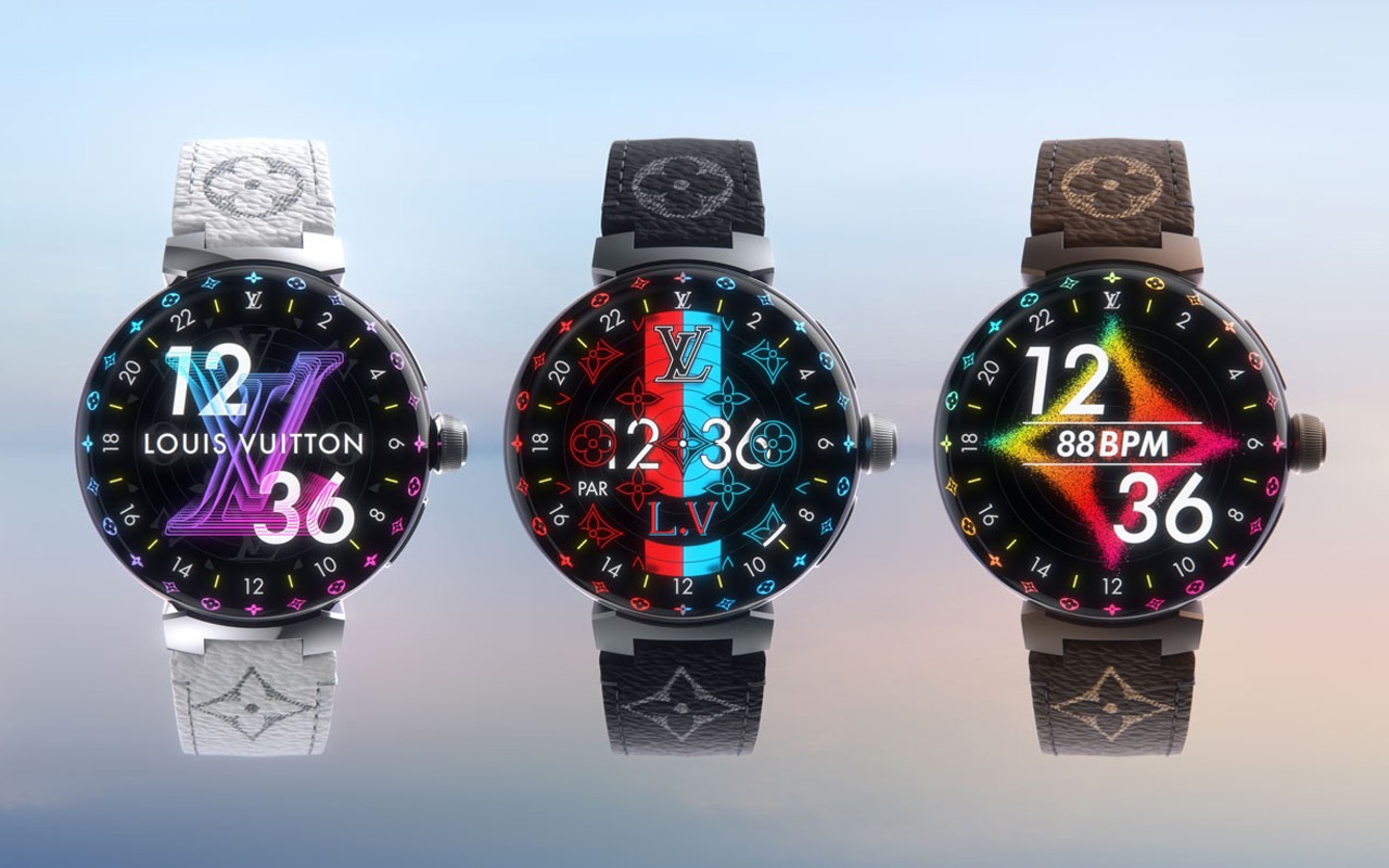 Louis Vuitton Tambour Light Up smartwatch runs custom-designed OS - dlmag